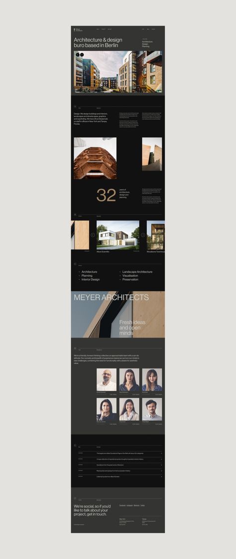 Architecture Landing Page, Architecture Website Design, Fonts For Website, Luxury Web Design, Architect Website, Web Grid, Architecture Websites, Architecture Website, Top Fonts