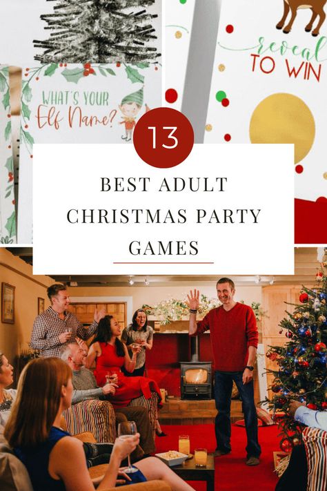 Light up the party with our 13 Adult Christmas Party Games that promise a merry time filled with laughter, friendly competition and the pure joy of the holiday spirit. Cheers to a holiday celebration you and your guests will treasure! Funny Adult Christmas Party Games, Games For Staff Christmas Party, Faculty Christmas Party Ideas, Holiday Games Adults, Paper Plate Christmas Game, Bad Moms Christmas Party Ideas, Christmas Day Games For Adults, Fun Things To Do At A Christmas Party, Christmas Party For Teens Ideas