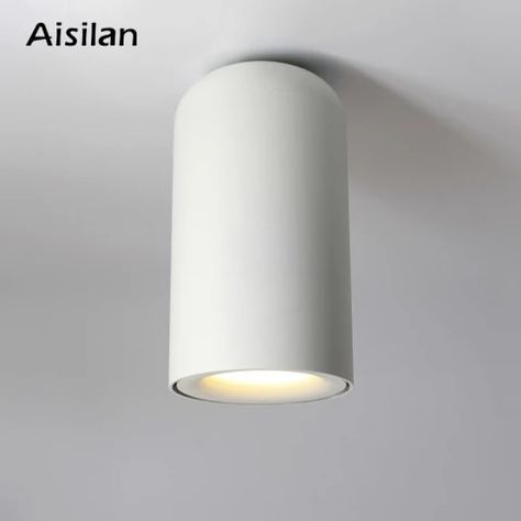 Aisilan Nordic LED Downlight Surface Mounted Ceiling Lamps AC85 260V White/Black Spot light for Living Room Bedroom Hallway|led downlight|downlight surface mounteddownlight surface - AliExpress Nordic Floor, Lamps Black, Room Lamps, Led Night Lamp, Spot Plafond, Ceiling Spotlights, Lighting Setups, Hallway Kitchen, Nordic Modern