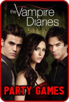 Vampire Diaries Season 2, Vampire Diaries Memes, Teen Party Games, Vampire Diaries Poster, Filmy Vintage, Tv Show Couples, Vampire Diaries Movie, List Of Characters, Vampire Diaries Quotes