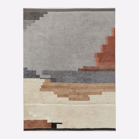 8' x 10' All Rugs | West Elm Herringbone Rug, Modern Wool Rugs, Jute Wool Rug, Moroccan Style Rug, Tile Rug, Textile Wall Art, Dhurrie Rugs, Fabric Bed, Rug 8x10