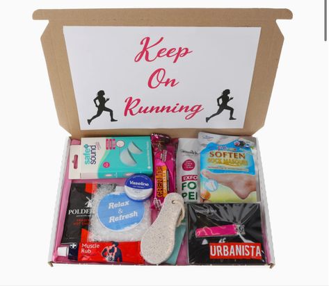 Marathon running
Gift box
Cute
Runner
Blisters
Idea Marathon Gift Basket, Runners Gift Basket, Fitness Gift Basket, Marathon Gift, Muscle Rub, Running Gifts, Note Pictures, Gifts For Runners, Marathon Runners