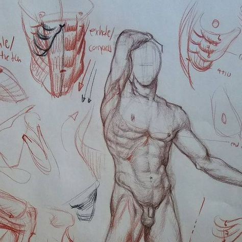 Lanky Man Drawing, Drawing Inspo Anatomy, Shoes Bottom View Drawing, Bed From Above View Drawing, Body Anatomy Reference Drawing, Grinning Drawing Reference, Big Man Drawing, Torso Construction, Sketch Anatomy