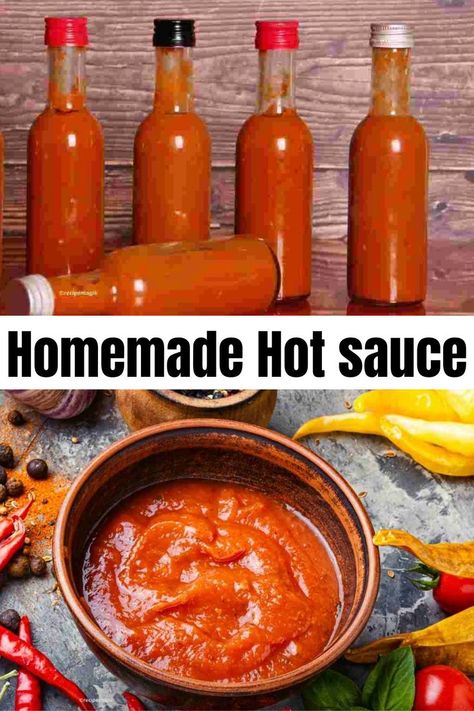 Homemade Hot Sauce Canned Hot Sauce Recipe, Homemade Hot Sauce Recipe, Fermented Hot Sauce, Hot Pepper Recipes, Hot Sauce Recipe, Mother Life, Welcome To My Kitchen, Pepper Sauce Recipe, Homemade Hot Sauce