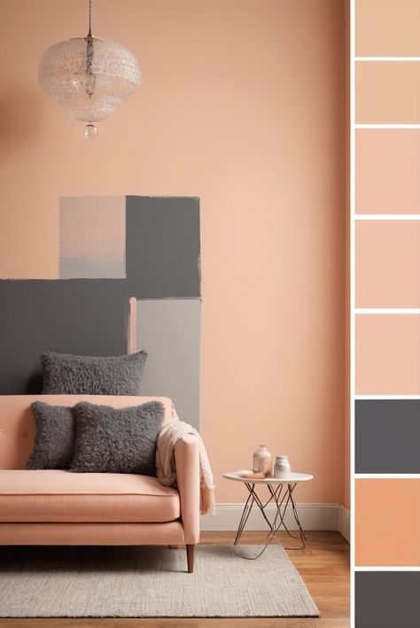 Discover the secrets to embracing adventure and achieving success with these top tips. Unlock your full potential starting today!
#ad  


#Colortrend
#wallpaint2024
 #color2024
 #DIYpainting
 ##DIYhomedecor
 #Fixhome Grey And Peach Color Palette, Salmon Color Living Room, Bedroom Wall Colors 2024, Peach Paint Colors, Tranquil Office, Dark Boho Living Room, Dark Wood Bedroom, Peach Paint, Solid Wood Kitchen Cabinets