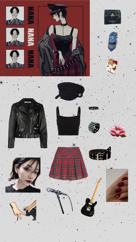 #nanaanime #nana #cosplay #manga #oufitideas #oufitsinspo Nana Cosplay, Nana Clothes, Fits Inspiration, Nana Anime, Nana Manga, Closet Cosplay, Nana Osaki, Matching Costumes, Anime Inspired Outfits