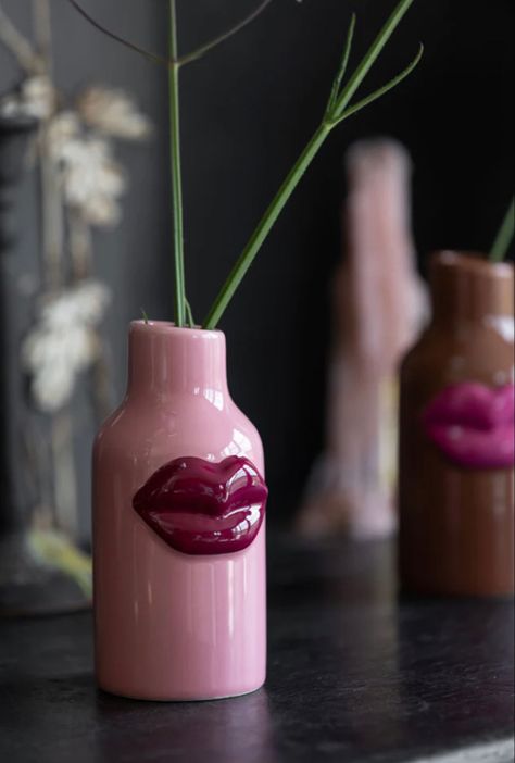 https://www.rockettstgeorge.co.uk/collections/new/products/extra-small-pink-ceramic-vase-with-lips Lips Ceramics, Colourful Room Decor, Ceramic Art Ideas, Lip Decor, Ceramica Ideas, Ceramics Vase, Pink Products, Vase Ideas, Colorful Room Decor