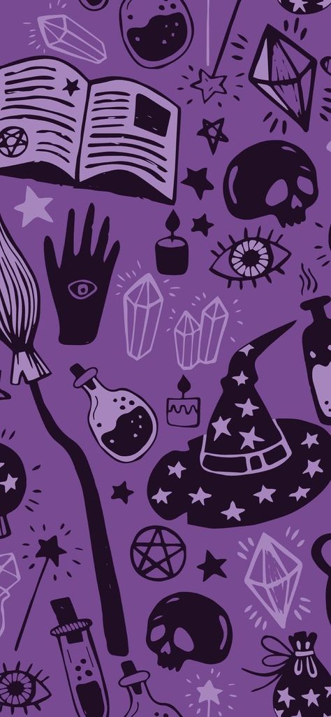 Pastel Witch Wallpaper, Purple Witch Background, Pastel Purple Halloween Wallpaper, Purple Hippy Aesthetic, Pastel Goth Phone Wallpaper, Pastel Witch Aesthetic Wallpaper, Spooky Purple Wallpaper, Purple Halloween Wallpaper Aesthetic, Witchy Purple Aesthetic