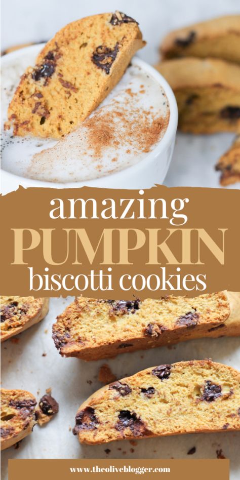 Pumpkin Spice Biscotti Recipe, Best Biscotti Recipe, Italian Nonna, Pumpkin Biscotti, Biscotti Recipes, Pumpkin Pancake, Italian Biscotti, Biscotti Cookies, Biscotti Recipe