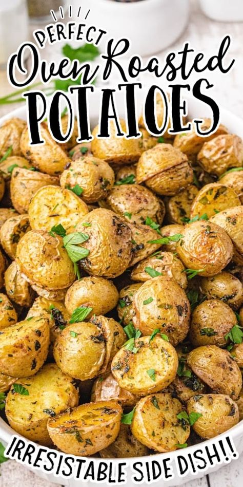 Small Potatoes Recipe, Oven Roasted Red Potatoes, Best Roast Potatoes, Special Occasion Dinner, Potatoes In Oven, Oven Roasted Potatoes, Seasoned Potatoes, Roasted Potato Recipes, Roasted Vegetable Recipes