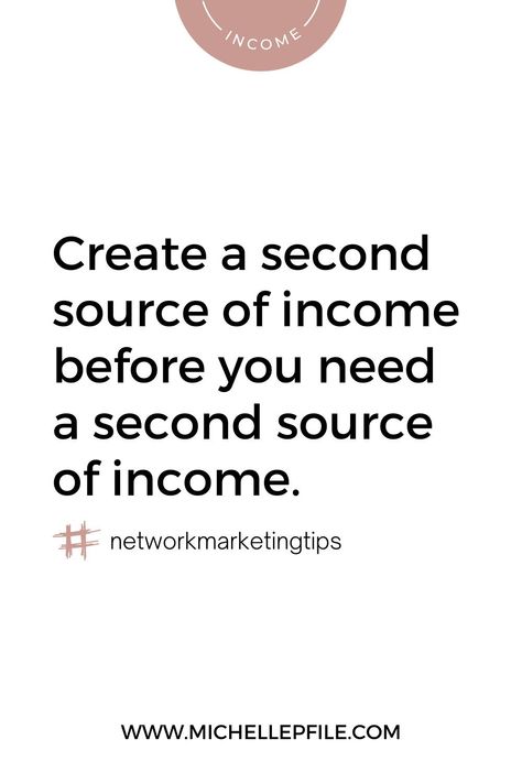 Second Source Of Income, Residual Income Quotes, Marketing Quotes Business, Opportunities Quotes, Business Mantra, Business Opportunities Quotes, Network Marketing Motivation, Networking Quotes, Network Marketing Recruiting