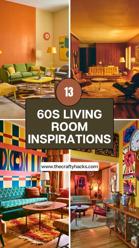 60s Living Room Ideas – 13 Perfect Ideas – The Crafty Hacks 1960 Living Room, Retro Furniture Living Room, 80s Home Aesthetic, Danish Modern Living Room, 50s Living Room, 60s Living Room, 1960s Interior Design, 1960s Living Room, 1950s Living Room