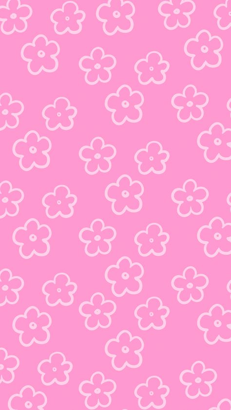 Aesthetic Wallpaper Design, Pink Retro Wallpaper, Pink Flower Wallpaper, Printable Wall Collage, Bg Design, Pink Wallpaper Backgrounds, Pretty Phone Wallpaper, Iphone Wallpaper Pattern, Pink Retro