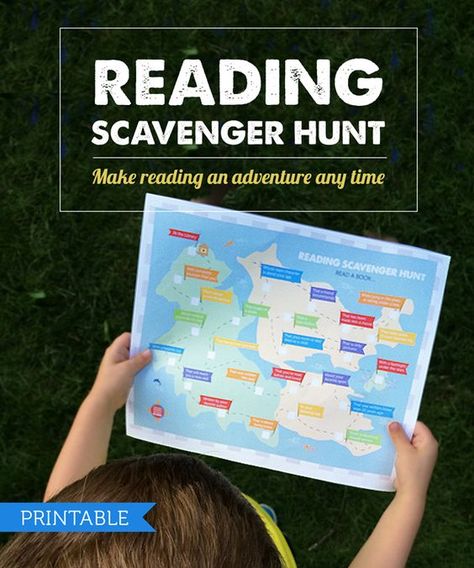 Free Printable: Kids Reading Scavenger Hunt - my kids loved checking off all 25 items! Reading Scavenger Hunt, Reading Incentives, Messy Kids, Elementary Library, Library Activities, Summer Reading Program, Library Lessons, Summer Learning, Library Programs