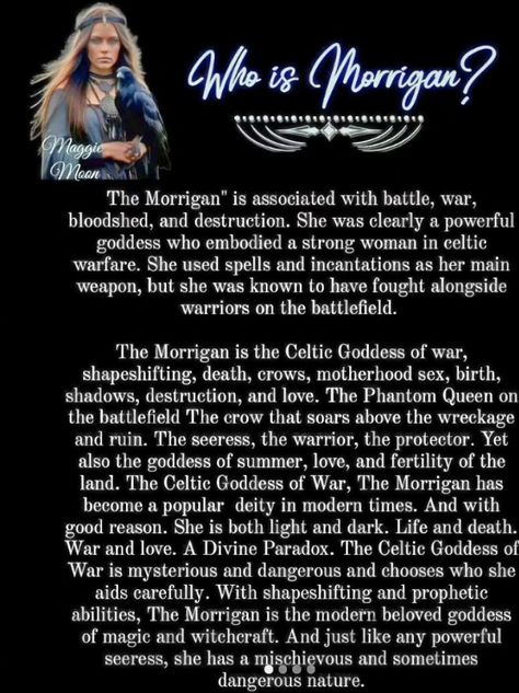 The Morrigan, The Morrigan Goddess, The Morgan Goddess, The Morrigan Goddesses Art, Celtic Goddess Morrigan, The Morrigan Offering, Goddess Symbols, Spiritual Awakening Signs, The Protector