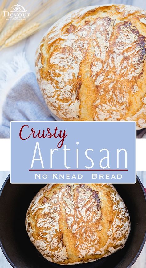 No Knead Artisan Bread is amazingly delicious. With only 4 ingredients it's easy to make and perfect for so many meals.  Flaky Crust with soft bread inside is a must recipe that everyone needs. Easy to make and bakes in Dutch Oven either Cast Iron or Ceramic #artisanbread #4ingredientbread #nokneadbread #breadrecipe #easybreadrecipe #dutchoven #camping #campingbread #anolon #lodge #castiron #castironcooking #castironbread #easybreadrecipe #easyrecipe #yum #yummy #recipe #recipes #food #foodie . No Knead Artisan Bread, Crusty Artisan Bread, Ceramic Dutch Oven, Cast Iron Bread, Easy Keto Bread Recipe, Keto Bread Recipe, Coconut Flour Bread, No Bread Diet, Dutch Oven Bread