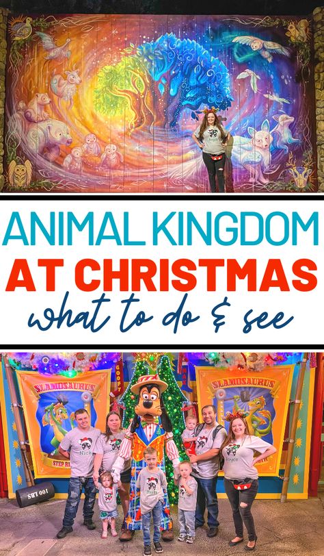 (ad) I visited Animal Kingdom at Christmas time this year and I'm so excited to share all the things to see and do during the holidays at this Disney park. #DisneyHolidays Animal Kingdom Christmas, Christmas At Disney World, Disney Xmas, Disney Animal Kingdom, Travel Disney, Disney 2023, Disney Vacation Planner, Disney World Christmas, Disney World Vacation Planning