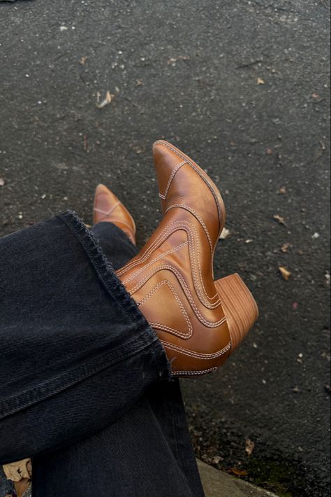 Dark brown leather