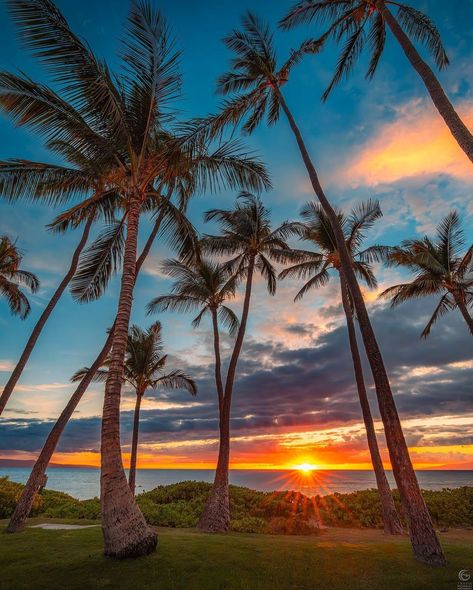 Sunset Kīhei - Maui, Hawaii, U.S.... - What a wonderful world Maui Kihei, Hawaii Sunset, Hawaii Adventures, The Big Island, Inspiration Photography, What A Wonderful World, Hawaiian Islands, Maui Hawaii, Hawaii Travel