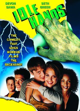 Idle Hands 90s Teen Movies, Best Teen Movies, Devon Sawa, Seth Green, Vivica Fox, Idle Hands, Teen Movies, Halloween Movies, Jessica Alba