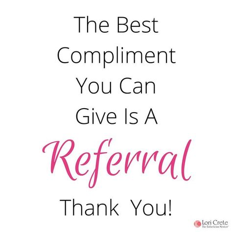 I Love My Clients Quotes, Business Referral Ideas, Client Appreciation Quotes, Referral Quotes, Beauty Slogans, Support Small Business Quotes, Online Shopping Quotes, Sewing Quotes, Small Business Instagram