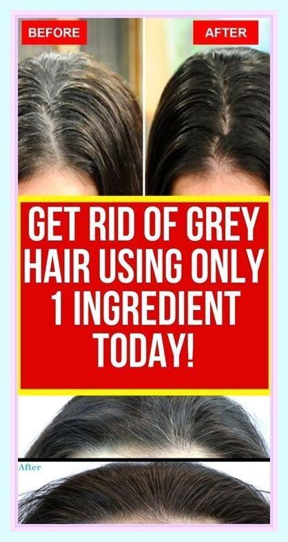 Gray hair highlights