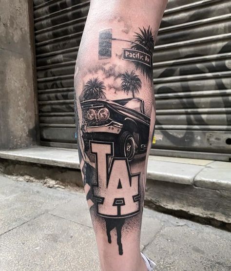 Stefano Phen: A Fusion of Graffiti, Tattoo and Street Culture | iNKPPL Elements Of Hip Hop, Lowrider Tattoo, Hip Hop Tattoo, Mujeres Tattoo, Gang Tattoos, Lower Leg Tattoos, Chicano Tattoos Sleeve, La Tattoo, Gangsta Tattoos