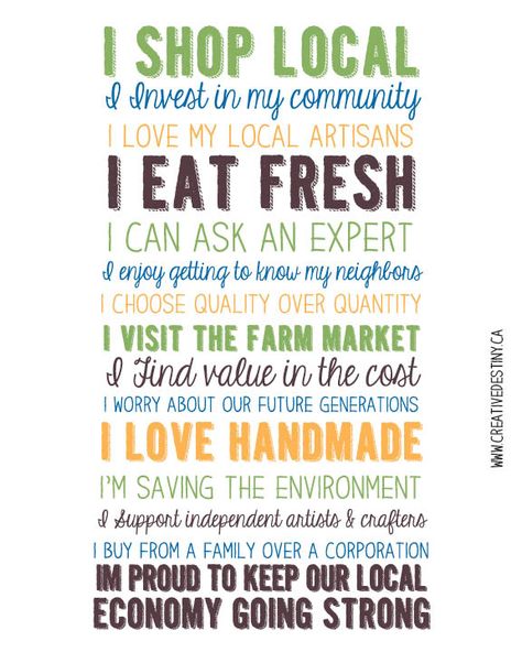 The Nutmeg Collective: Wednesday Words Shop Local Quotes, Small Business Quotes, Eat Fresh, Support Local Business, My Community, Small Business Saturday, Buy Local, Shop Plans, Shop Small Business