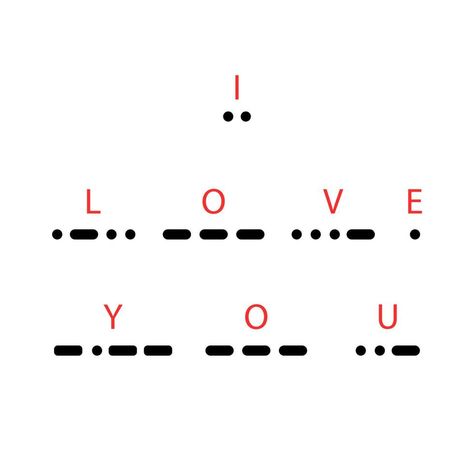 I Love You text in Morse code. Vector illustration. I Like You In Morse Code, Love Morse Code Tattoo, Tattoo Ideas Morse Code, How To Say I Love You In Morse Code, How To Write I Love You In Morse Code, I Love U In Morse Code, Morse Code For I Love You, Morse Code I Love You Tattoo, Morse Code Bracelet I Love You