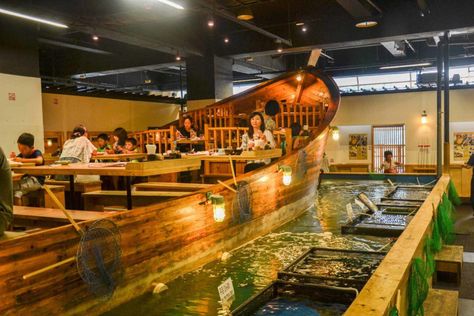 Boat Restaurant Design, Boat Restaurant, Boat Furniture, Adventure List, Restaurant Fish, Egyptian Home Decor, Boat Theme, Modern Restaurant Design, Hotel Ideas