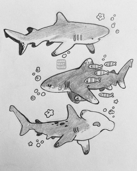 🦈!!! Sharks! #whimsical #aesthetic #childhood #cozyart #sketch #doodle #animalart #simple #texture #littleguys #nostalgia #happyvibes #innocent #joyful #cheerful #endearing #originalartwork #handmade #ocean #shark Posters You Can Draw, Sharpie Art Black And White, Animal Sketches Easy Simple, Sharks In Love Drawing, Funny Doodle Tattoos, Marine Doodles Aesthetic, Shark Doodle Cute, Cute Shark Sketch, Simple Shark Doodle