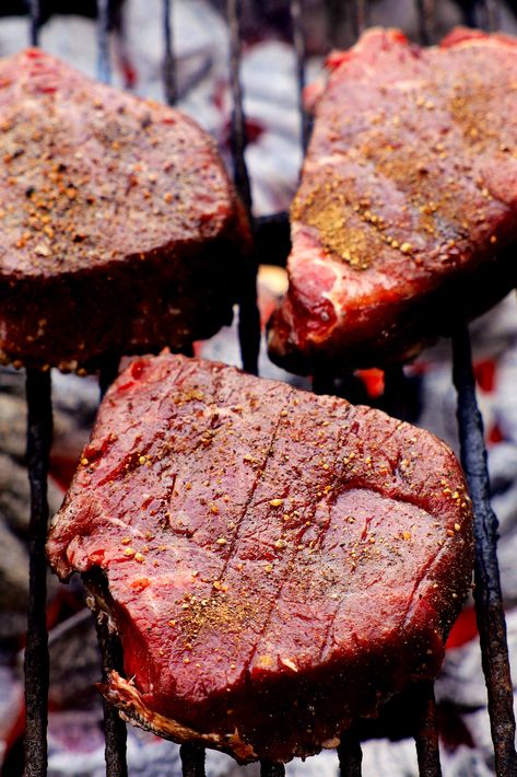 three top sirloins on a charcoal grill Sirloin Steak Recipe, Sirloin Steak Recipes, Top Sirloin, Porterhouse Steak, Rare Steak, Best Charcoal, Top Sirloin Steak, Sirloin Steak, Steak Butter