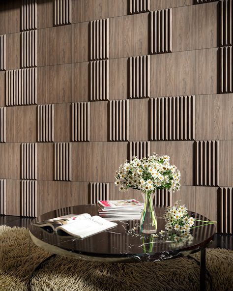 Wood panel walls