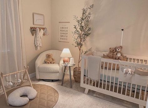 Small Baby Room, Cozy Baby Room, Baby Nursery Inspiration, Baby Room Organization, Baby Room Neutral, Baby Room Themes, Kuantan, Baby Boy Room Decor