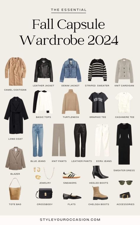 Fall Outfits Women Minimalist, Dark Neutral Outfit Ideas, Simple Fall Capsule Wardrobe, Two Week Capsule Wardrobe Fall, Transitional Capsule Wardrobe, Autumn Outfit Inspo Aesthetic Casual, Paris Autumn Capsule Wardrobe, Chic And Comfy Outfits, Fall 24 Capsule Wardrobe