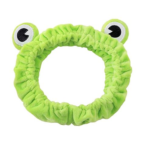 Frog Headband, Headband Makeup, Makeup Headband, Frog Eye, Face Washing, Spa Headband, Funny Frogs, Cute Frog, Elastic Headband