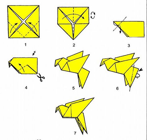 Origami Bird Easy, Origami Kutu, Origami Stella, Origami Dove, Birds Images, Tutorial Origami, Origami Ball, Origami For Beginners, Origami Dragon