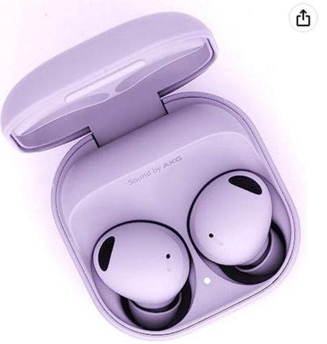 SAMSUNG Galaxy Buds Pro 2 [2022] (SM-R510) - (Violet) 
Studio quality sound isn’t just for the pros; Feel every note like you’re there with Galaxy Buds2 Pro** and get a next-level listening experience, whether you’re rocking out to your playlist or staying informed with a podcast Samsung Galaxy Buds Pro, Samsung Galaxy Buds, Bluetooth Earbuds Wireless, Bluetooth Headphones Wireless, Earbud Headphones, Bluetooth Earbuds, Active Noise Cancellation, Wearable Technology, Samsung Phone