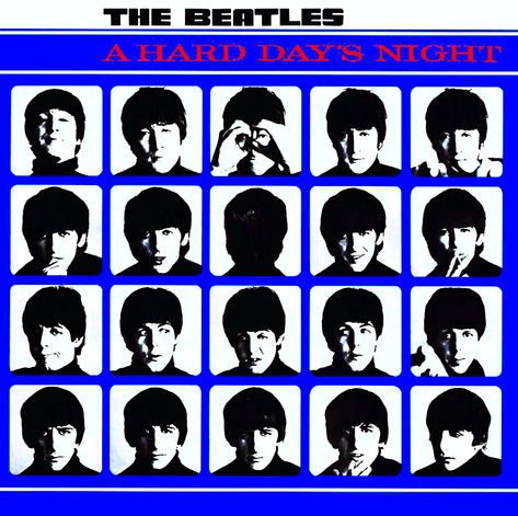 The Beatles - A Hard Days Night. [1964] HD Album Cover. Hard Days Night, Beatles Vinyl, Beatles Albums, Classic Album Covers, The White Album, Musica Rock, Great Albums, Dance With You, Hard Days