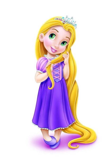 Rapunzel as a child Disney Amor, Disney Mignon, Disney Princess Toddler, Rapunzel Disney, Tema Disney, Animation Disney, Disney With A Toddler, Karakter Disney, Princess Photo