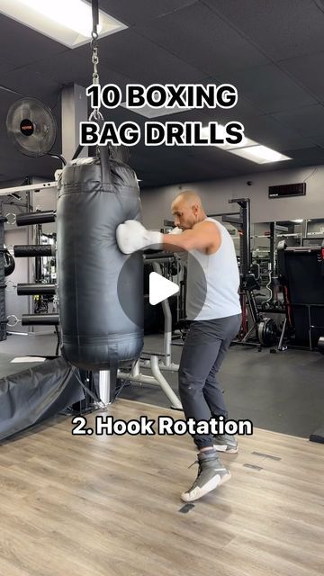 Boxing + Fitness Workouts on Instagram: "10 Boxing Bag Drills 🥊 which one is your favorite? Mine is #4 ✅ #boxing #bagwork #mma #muaythai" Boxing Circuit Workout Punching Bag, Boxing Heavy Bag Workout, Boxing Combos For Fitness, Boxing Workout With Bag For Women, Boxing Drills Workouts, Kickboxing Workout With Bag, Boxing Bag Workout, Diy Punching Bag, Ymca Workout