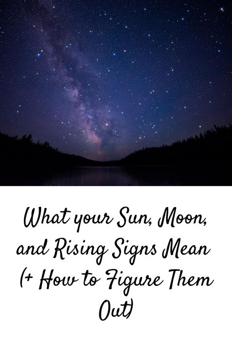 How To Find Your Sun Moon And Rising Sign, Sun Moon And Rising Sign Chart, Sun Moon Rising Signs, Sun Sign Moon Sign Rising Sign, Rising And Moon Sign, Moon Sign Meaning, My Moon Sign, Sign Meaning, Reading Help