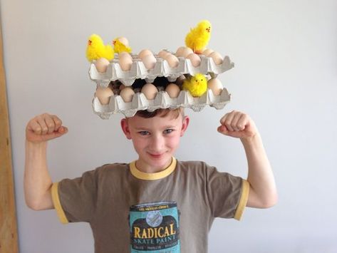 Boys Easter Hat, Easter Bonnets For Boys, Easter Hat Parade, Easter Bonnets, Crazy Hat Day, Silly Hats, Easter Hats, Hat Day, Wacky Hair Days