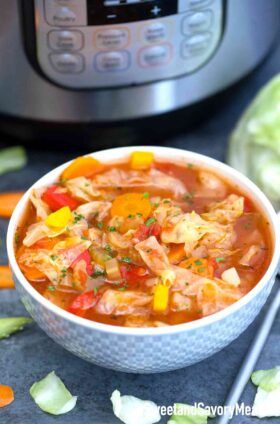 Instant Pot Cabbage Soup - Sweet and Savory Meals Instant Pot Cabbage Soup, Instant Pot Cabbage, Unstuffed Cabbage Soup, How To Cook Orzo, Unstuffed Cabbage, Savory Meals, Hearty Dinner, Soup Season, Cabbage Soup