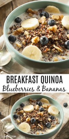 Quinoa Breakfast Recipes Healthy, Quinoa Snacks Healthy, Untraditional Breakfast Ideas, Healthy Breakfast With Fruit, Sweet Quinoa Recipes, Breakfast Quinoa Recipes, Quinoa Breakfast Recipes, Fruits For Breakfast, Healthy Quinoa Recipes