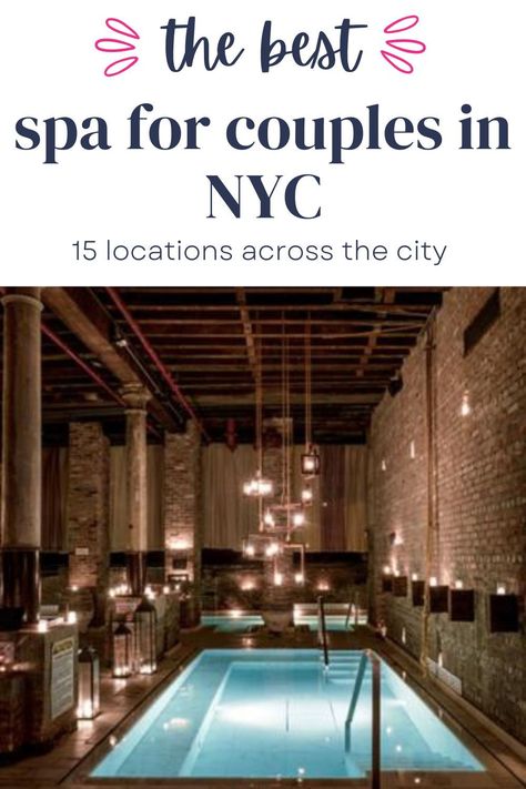 Discover the best spa for couples in NYC with must-experience treatments and options throughout ten distinct neighborhoods. The very best spa days are even sweeter when shared with the ones you love. So, the next time you and your date need a romantic getaway, might I recommend visiting one of the best spas in New York City? You’ll thank me later! Best Spas In Nyc, Nyc Couples Trip, New York Spa, Best Spas In The Us, New York Honeymoon, Nyc Spa, Nyc Honeymoon, Couples In Nyc, Romantic Spa