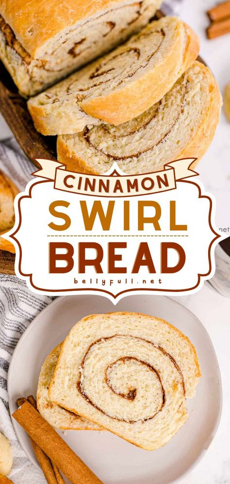 Cinnamon Swirl Bread, sweet breakfast ideas, brunch party Homemade Cinnamon Bread, Cinnamon Swirl Bread Recipe, Multigrain Bread Recipe, Swirl Bread Recipe, Bread With Butter, Cinnamon Bread Easy, French Bread French Toast, Cinnamon Bread Recipe, Cinnamon Roll Bread