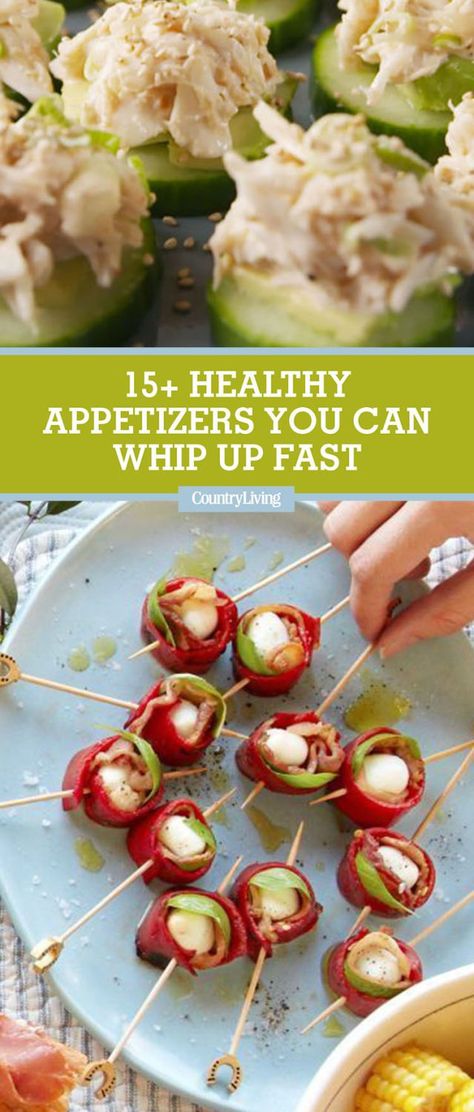 Healthy Party Snacks, Healthy Appetizers Easy, Appetizers For Kids, Light Appetizers, Fingerfood Party, Healthy Appetizer Recipes, Healthy Instant Pot Recipes, Party Finger Foods, Snacks Für Party