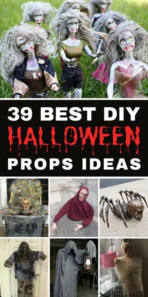 Homemade Halloween Props, Pallet Halloween Decorations, Diy Halloween Props, Diy Halloween Scary, Painted Pumpkin Ideas, Pallet Halloween, Fun Diy Halloween Decorations, Halloween Decorations Ideas, Props Ideas