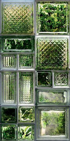 Glass Blocks, Dream House Decor, Green Aesthetic, Dream Home Design, Future House, Room Inspiration, Art Wallpaper, Interior Exterior, Aesthetic Wallpapers